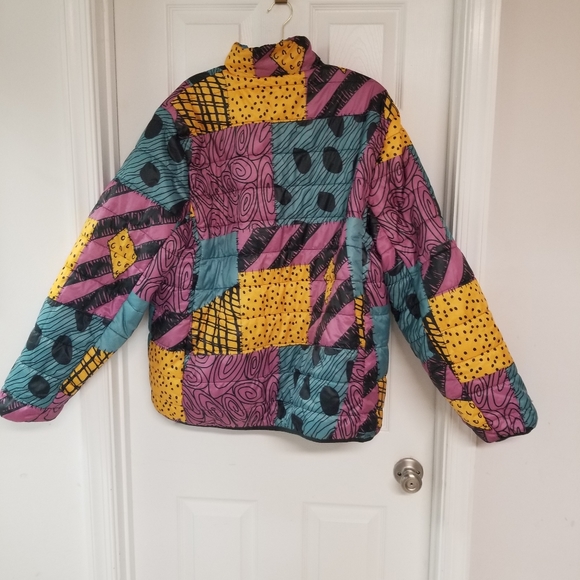 Disney Sally Nightmare Before Chridtmas Puffer Jacket XL Adult - Picture 6 of 14